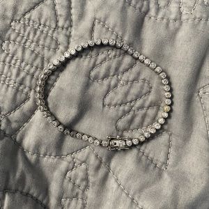 tennis bracelet silver